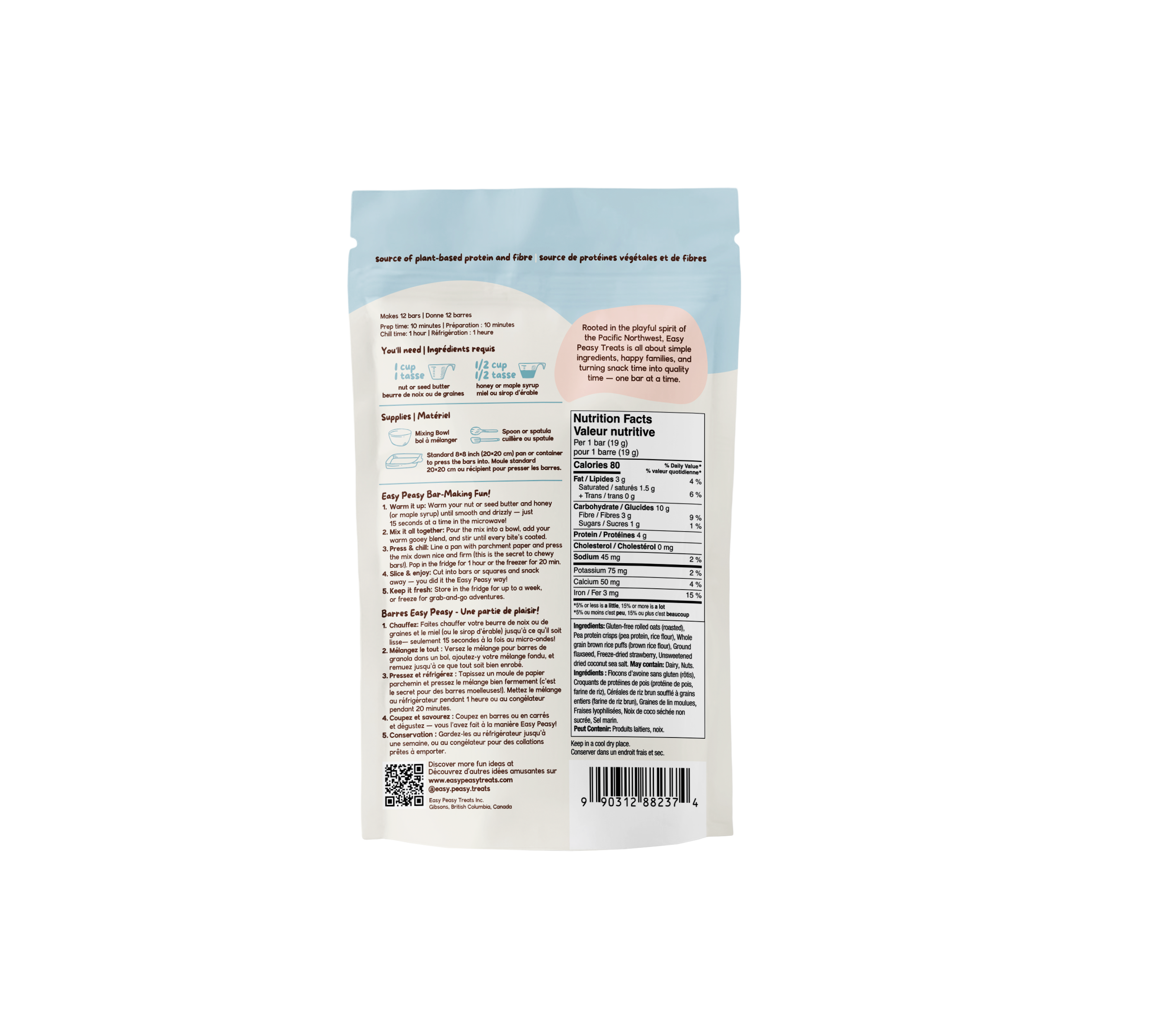 Polar Berry Strawberry Coconut Granola Bar Mix